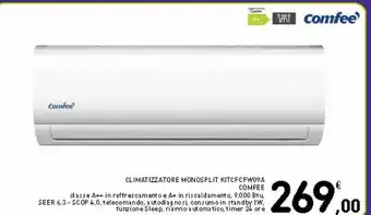 Spazio Conad Climatizzatori monosplit kitcfw09a comfee offerta