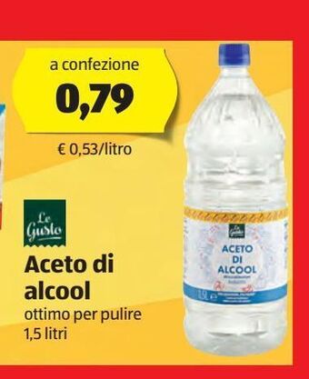 ALDI Aceto di alcool le gusto 1.5 l offerta