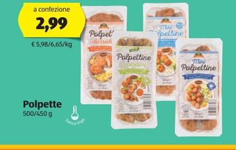 ALDI Polpette 500 / 450 g offerta