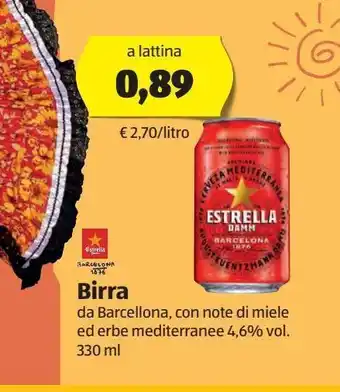 ALDI Estrella birra 330ml offerta