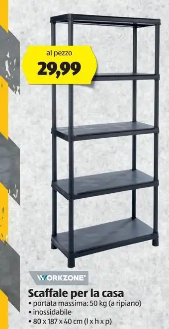ALDI Scaffale per la casa workzone offerta