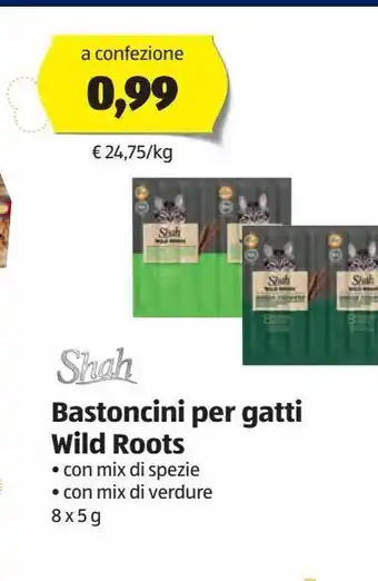 ALDI Shah bastoncini per gatti wild roots offerta