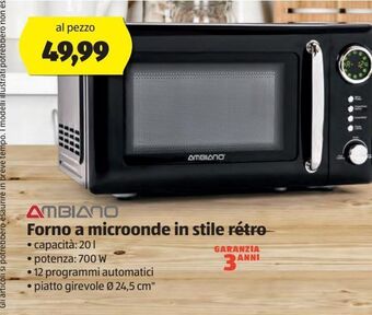 Silvercrest Microonde offerta di Lidl
