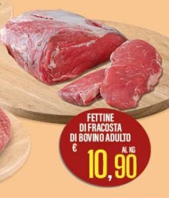 Supermercati EffePiù Fettine Di Fracosta Di Bovino Adulto offerta