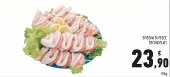 Conad Spiedini di pesce decongelati offerta