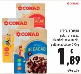 Conad Conad Cereali 375 g offerta