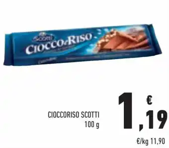 Conad Scotti Cioccoriso 100 g offerta