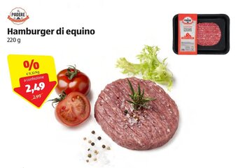 ALDI IL Podere Hamburger di equino 220g offerta