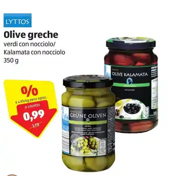 ALDI Lyttos Olive greche 350g offerta