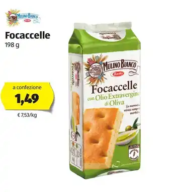 ALDI Mulino Bianco Focaccelle 198g offerta