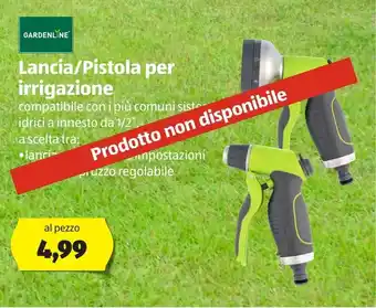 ALDI Garden Line Lancia/Pistola per irrigazione offerta