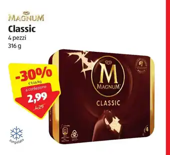 ALDI Magnum Classic 4 pezzi 316g offerta