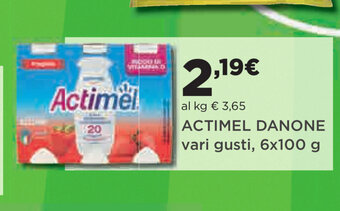 Coop Danone Actimel 6x100g offerta