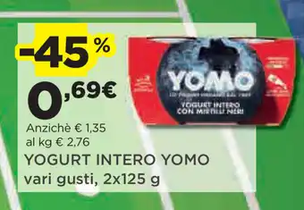 Coop Yomo Yogurt Intero 2x125g offerta
