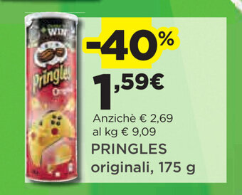Coop Pringles originali 175g offerta