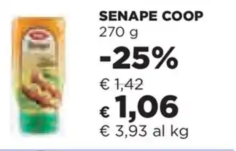 Coop Coop Senape 270g offerta