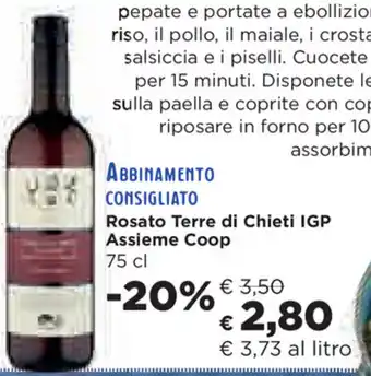 Coop Coop Rosato Terre di Chieti IGP Assieme 75cl offerta
