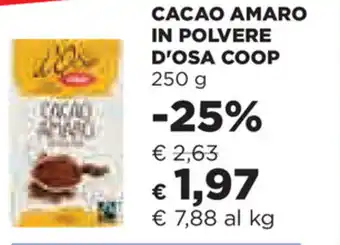 Coop Cacao Amaro in Polvere D'Osa 250g