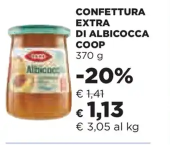 Coop Coop Confettura Extra Di Albicocca 370g offerta