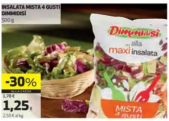 Coop Dimmidisì Insalata Mista 4 Gusti 500g offerta