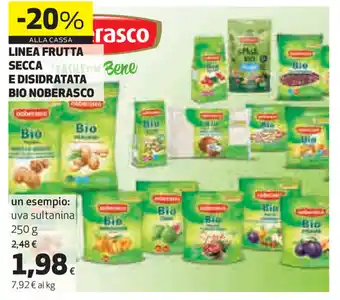 Coop Noberasco Bio Linea Frutta Secca E Disidratata 250g offerta