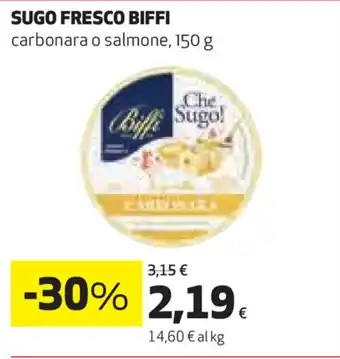Coop Biffi Sugo Fresco 150g offerta