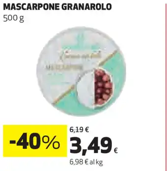 Coop Granarolo Mascarpone 500g offerta