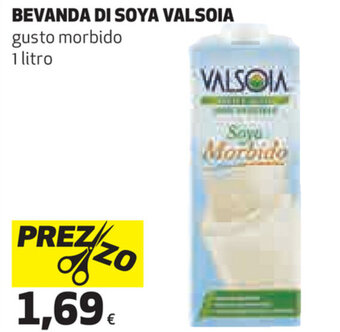 Coop Valsoia Bevanda di Soya 1 litro offerta