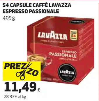Coop Lavazza Espresso Passionale 54 Capsule Caffè 405g offerta