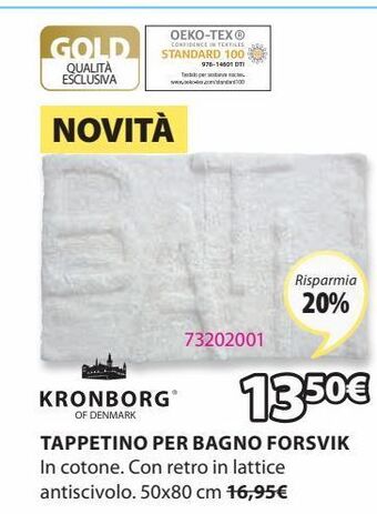 JYSK Tappetino per bagno offerta