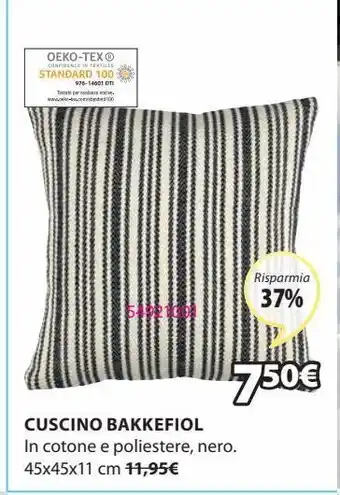 JYSK Cuscino in cotone e poliestere offerta