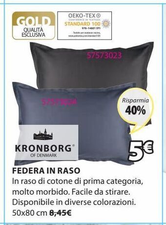 JYSK Federa in raso offerta