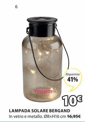 JYSK Lampada solare offerta