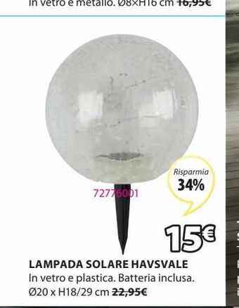 Lampada solare