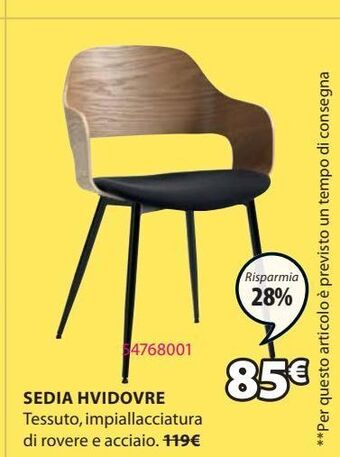 JYSK Sedia offerta