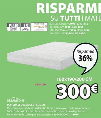 Materasso a molle