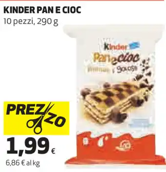 Coop Kinder Pan E Cioc 10 pezzi 290g offerta