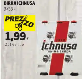 Coop Ichnusa Birra 3x33cl offerta