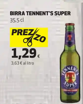 Coop Tennent's Super Birra 35,5cl offerta