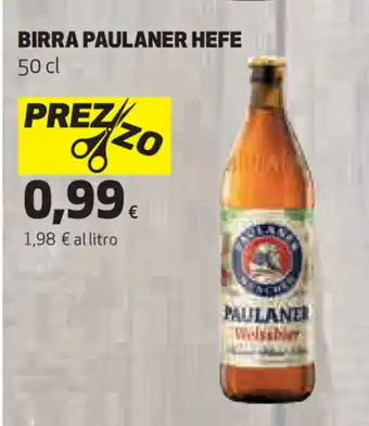 Coop Paulaner Hefe Birra 50cl offerta