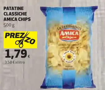 Coop Amica Chips Patatine Classiche 500g offerta