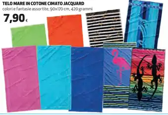 Coop Telo Mare in Cotone Cimato Jacquard 90x170cm offerta