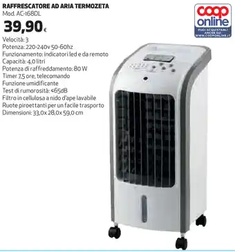 Coop Raffrescatore Ad Aria Termozeta offerta
