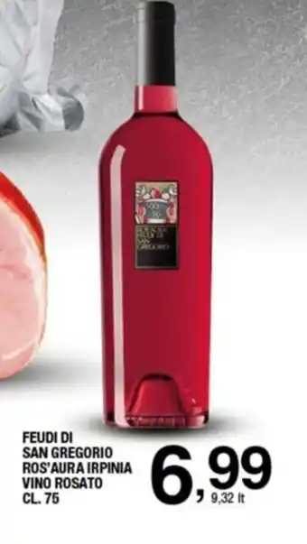 Sigma Feudi di San Gregorio Ros'Aura Irpinia vino rosato 75 cl offerta