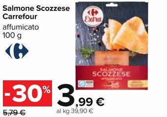 Carrefour Carrefour Salmone Scozzese 100 g offerta