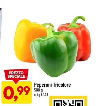 DPiù Peperoni Tricolore 500 g offerta