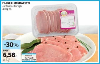 Coop Filone di suino a fette offerta