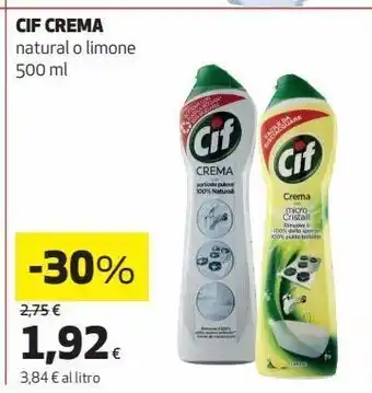 Coop Cif crema offerta