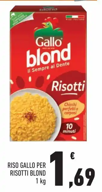 Conad City Riso gallo per risotti blond offerta