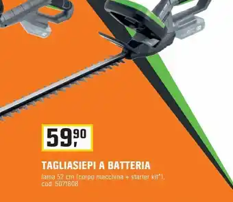 Tagliasiepi a batteria